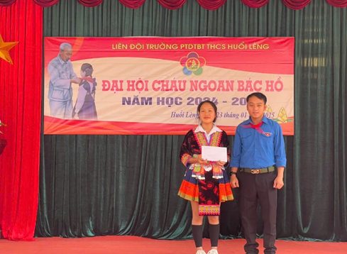 CHƯƠNG TRÌNH ĐẠI HỘI “CHÁU NGOAN BÁC HỒ” LIÊN ĐỘI TRƯỜNG PTDTBT THCS HUỔI LÈNG Năm học 2024 -2025