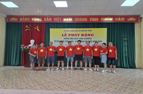 TRƯỜNG PTDTBT THCS HUỔI LÈNG XÃ MƯỜNG TÙNG TÍCH CỰC HƯỞNG ỨNG NGÀY CHẠY OLYMPIC VÌ SỨC KHỎE TOÀN DÂN NĂM 2026